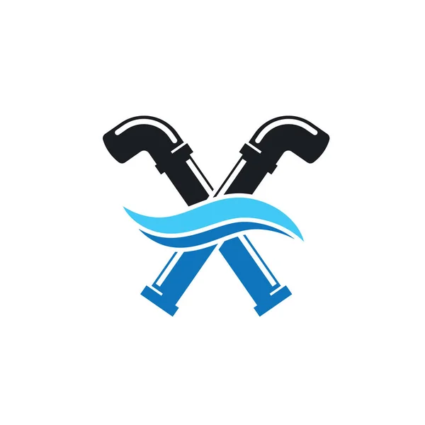 Water Pipe Icon Vector Illustration Concept Design Template Web — Stock Vector