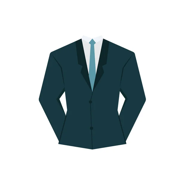 Gentleman Suit Vector Element Design Template Web — Stockový vektor