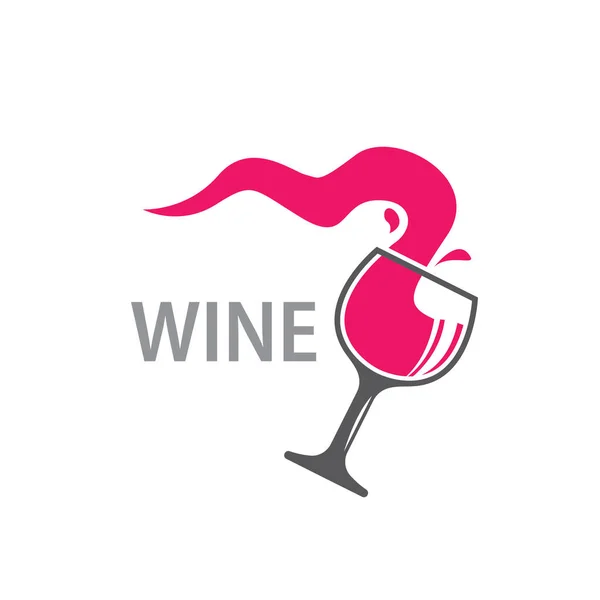 Icono Vino Vector Ilustración Concepto Diseño Plantilla Web — Archivo Imágenes Vectoriales