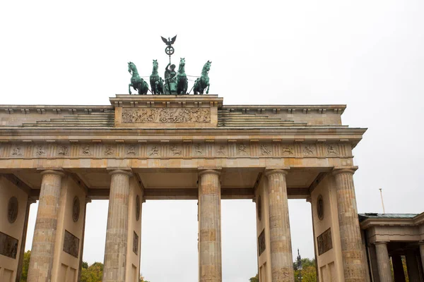 Landmark Berlin Germany Triumphal Arch Βρανδεμβούργου — Φωτογραφία Αρχείου