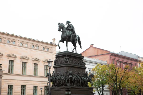Estátua Frederico Guilherme Prússia Brandeburgo Berlim Alemanha — Fotografia de Stock