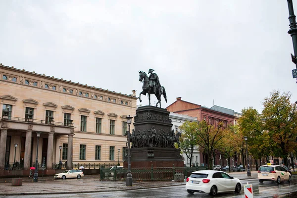 Estátua Frederico Guilherme Prússia Brandeburgo Berlim Alemanha — Fotografia de Stock