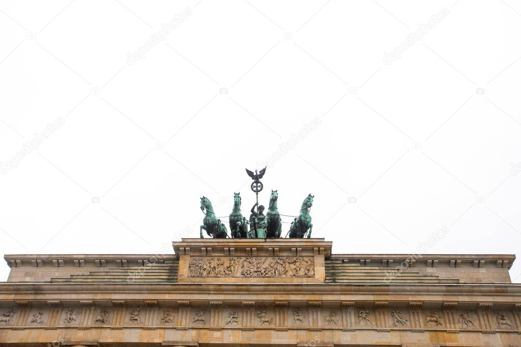 Landmark of Berlin, Germany, Brandenburg's Triumphal Arch