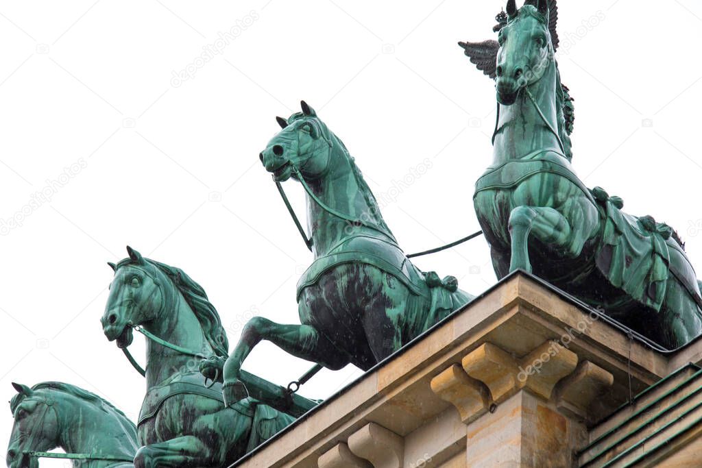 Landmark of Berlin, Germany, Brandenburg's Triumphal Arch
