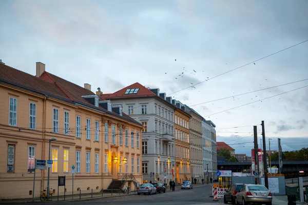 Régi Épületek Berlinben Németországban Mind Nagyon Történelmi Épületek — Stock Fotó