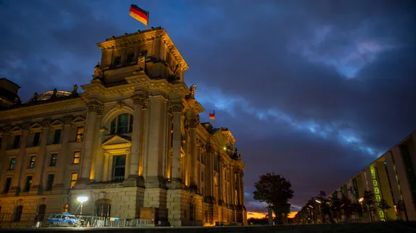 Reichstag Berlín Alemania Monumento Histórico — Foto de Stock