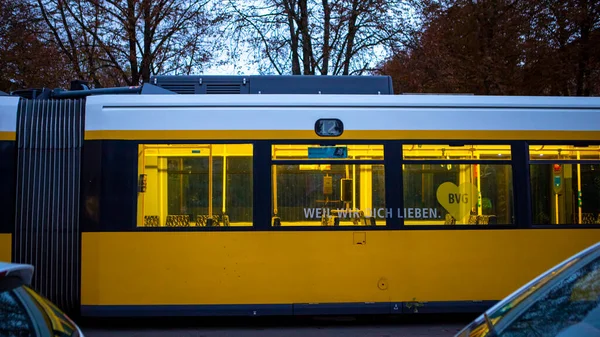 Comboio Ferroviário Ligeiro Sistema Transportes Públicos Museum Island Berlim Alemanha — Fotografia de Stock