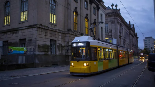 Light Rail Tram Museum Island Public Transport System Berlin Germany — Stock Photo, Image