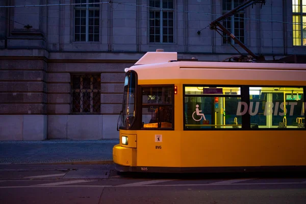 Light Rail Tram Museum Island Public Transport System Berlin Germany — Stock Photo, Image