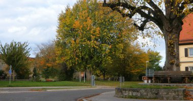 Almanya, Bavyera, Rothenburg turistik merkezi, peri masalı şatosu kasabası