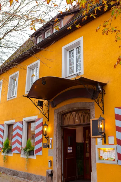 Особливі Двері Казкового Містечка Ротенбург Баварія Німеччина — стокове фото