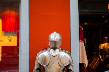 Almanya 'nın Rothenburg kentindeki dükkanlarda satılan mallar