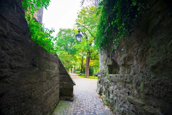 德国罗森堡童话镇城堡的通道 — 图库照片