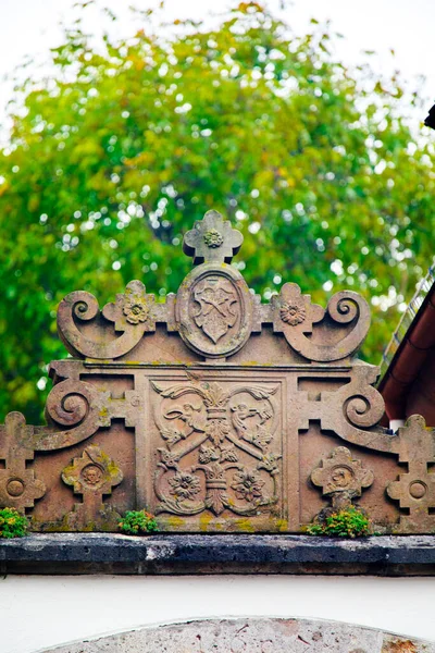 Totens Das Casas Rua Cidade Conto Fadas Rothenburg Alemanha — Fotografia de Stock