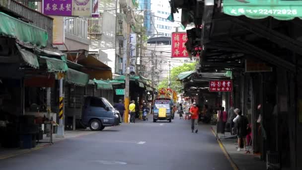 2021 Yeni Taipei Şehri Tayvan Halkı Tanrıları Selamlıyor — Stok video