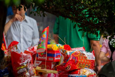 Taipei Taipei Çin geleneksel dini uygulamaları, Zhongyuan Purdue, Çin Hayalet Festivali, hayaletlere, insanlara ve insanlara kurban sunmak