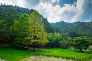 Orman ve dağ gölleri, Mingchi, Yilan County, Tayvan, ünlü bir turistik merkezdir.