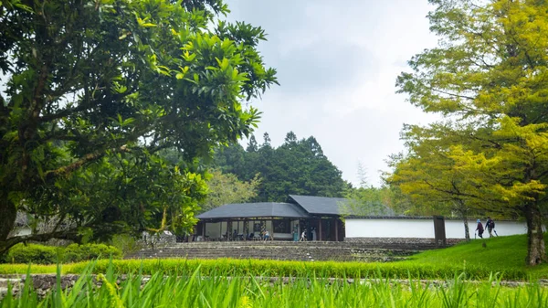 Centre Accueil Mingchi Forêts Montagnes Lacs Comté Yilan Taiwan — Photo