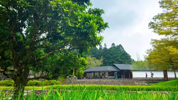 Centre Accueil Mingchi Forêts Montagnes Lacs Comté Yilan Taiwan — Photo