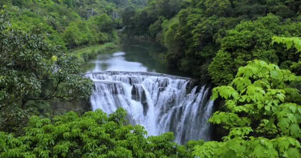 Parque Cascadas Shifenliao Taiwán — Vídeos de Stock