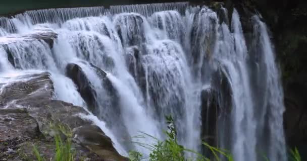 Shifenliao Vattenfall Park Taiwan — Stockvideo