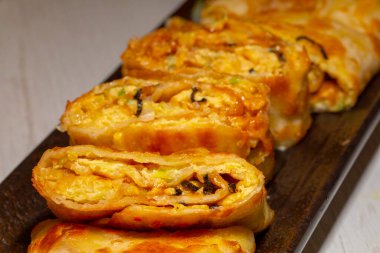 Taiwanese love and delicious breakfast, Kimchi Omelette