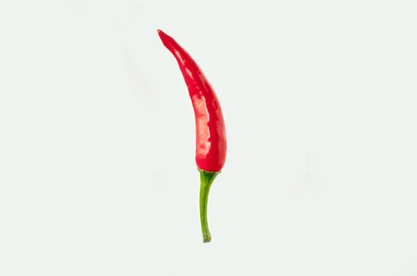 Rote Paprika Auf Weißem Hintergrund — Stockfoto