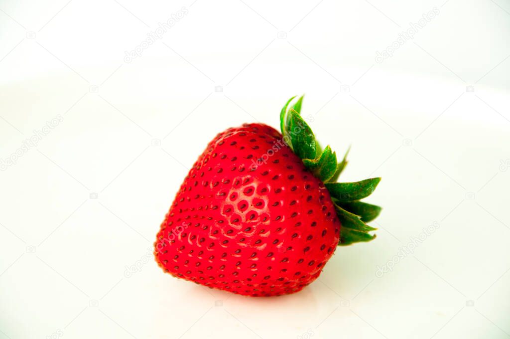 loseup of fresh juicy strawberries