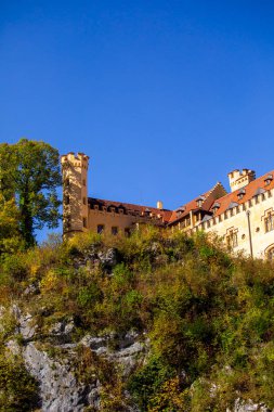 Hohenschwangau Castle, also known as Hohenschwangau Castle, in Schwangau, Bavaria, Germany