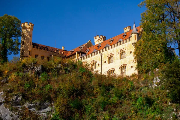 Hohenschwangau Castle Also Known Hohenschwangau Castle Schwangau Bavaria Germany — Fotografia de Stock