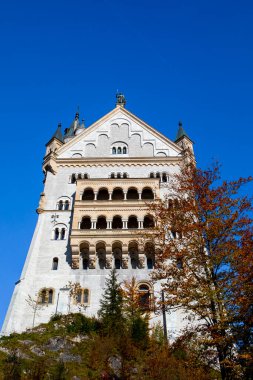 Famous historical monument in Bavaria, Germany, Neuschwanstein Castle