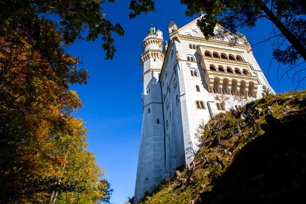 Famous Historical Monument Bavaria Germany Neuschwanstein Castle — Fotografia de Stock