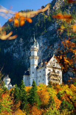 Famous historical monument in Bavaria, Germany, Neuschwanstein Castle