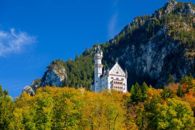 Famous historical monument in Bavaria, Germany, Neuschwanstein Castle