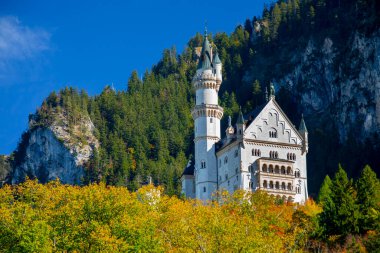 Famous historical monument in Bavaria, Germany, Neuschwanstein Castle