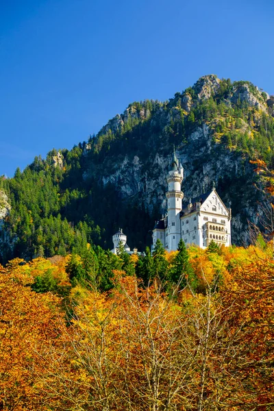 Famous Historical Monument Bavaria Germany Neuschwanstein Castle — Fotografia de Stock