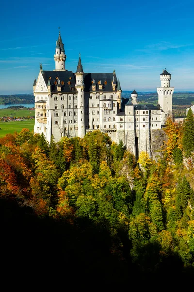 Famous Historical Monument Bavaria Germany Neuschwanstein Castle — Foto de Stock