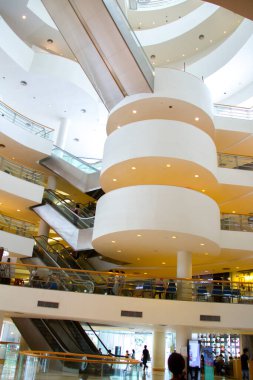 Bangkok, Tayland 'daki modern alışveriş merkezi