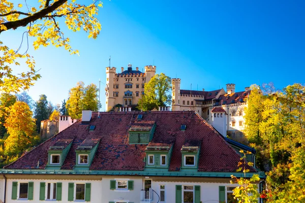 Город Нойштайн Замок Баварии Германия — стоковое фото