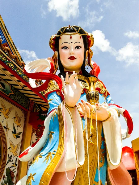 Big china doll, chachoengsao i thailand — Stockfoto