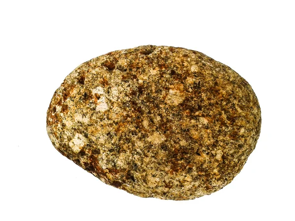 Rock steen geïsoleerd op witte achtergrond — Stockfoto