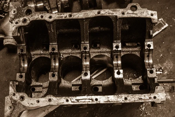 Auto motor motor náhradní díly a oprava — Stock fotografie