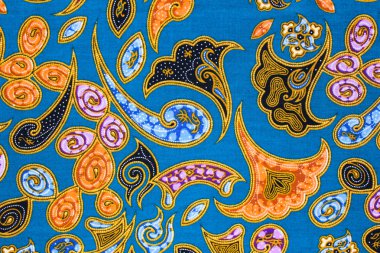  Tayland, geleneksel batik Batik Malaya peştemâli desen arka plan