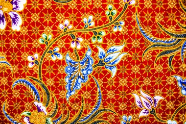  Tayland, geleneksel batik Batik Malaya peştemâli desen arka plan