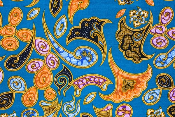 Batik sarong patrón fondo en Tailandia, batik tradicional — Foto de Stock