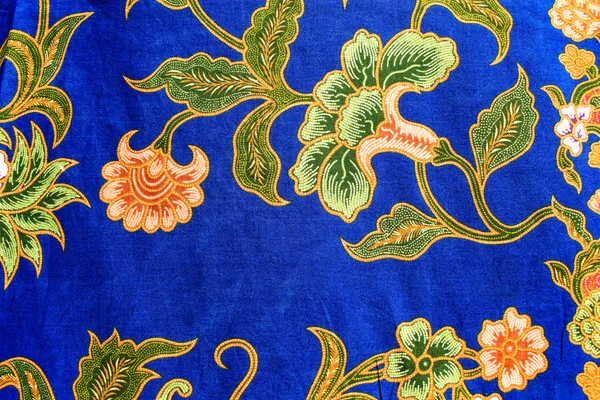 Popular batik sarong pattern background in Thailand, traditional — Stock Photo, Image