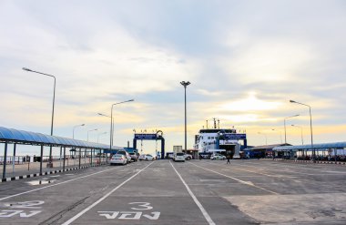 liman seatran Feribot Terminali bir iskele koh samui, surat thani 