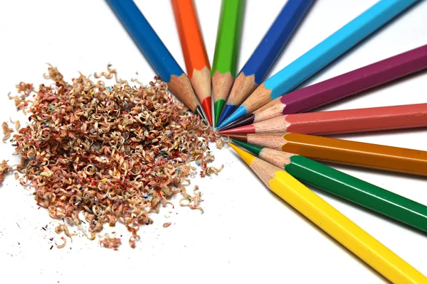Lápices de colores Imagen de stock