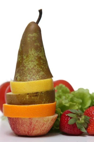 dilimlenmiş meyve toplama