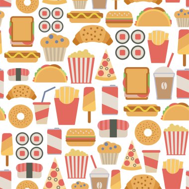 fast-food sorunsuz desen
